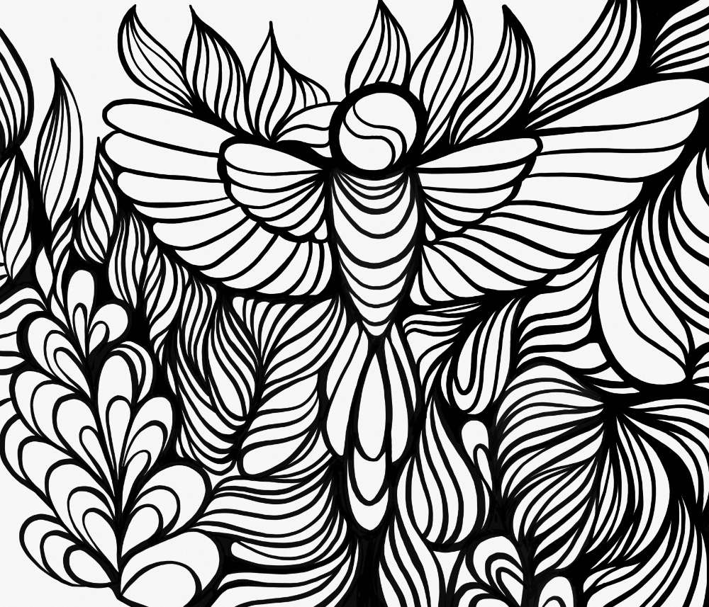 FREE Colouring in Street Art image download